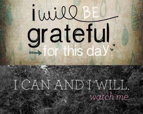 I Will Be Grateful