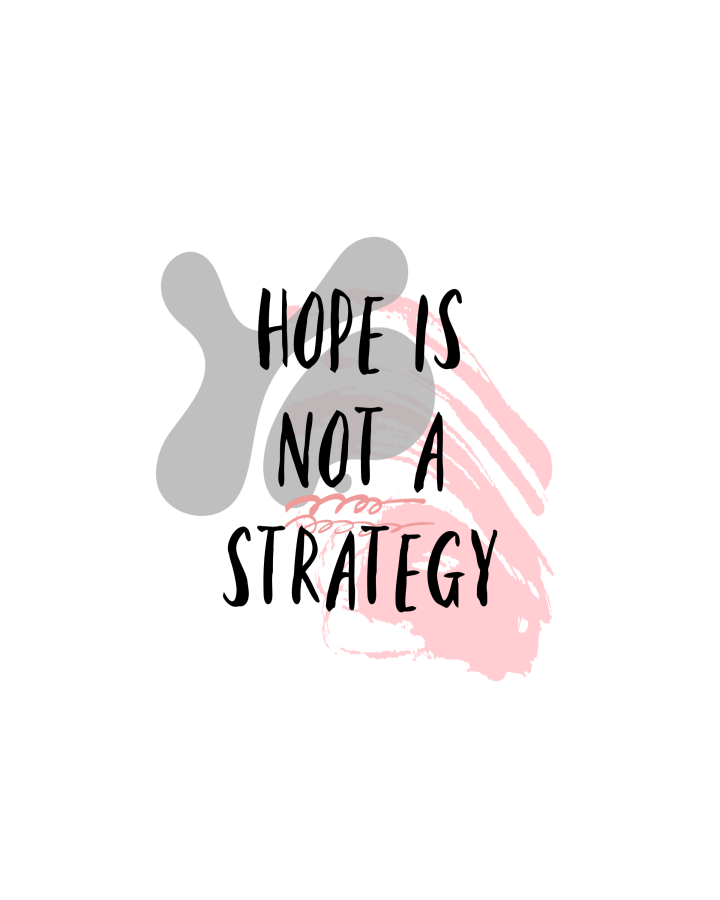 Hope is not a Strategy.