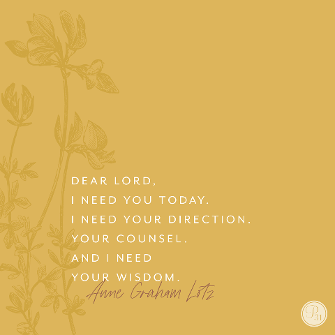 Lord, I Need You Today
