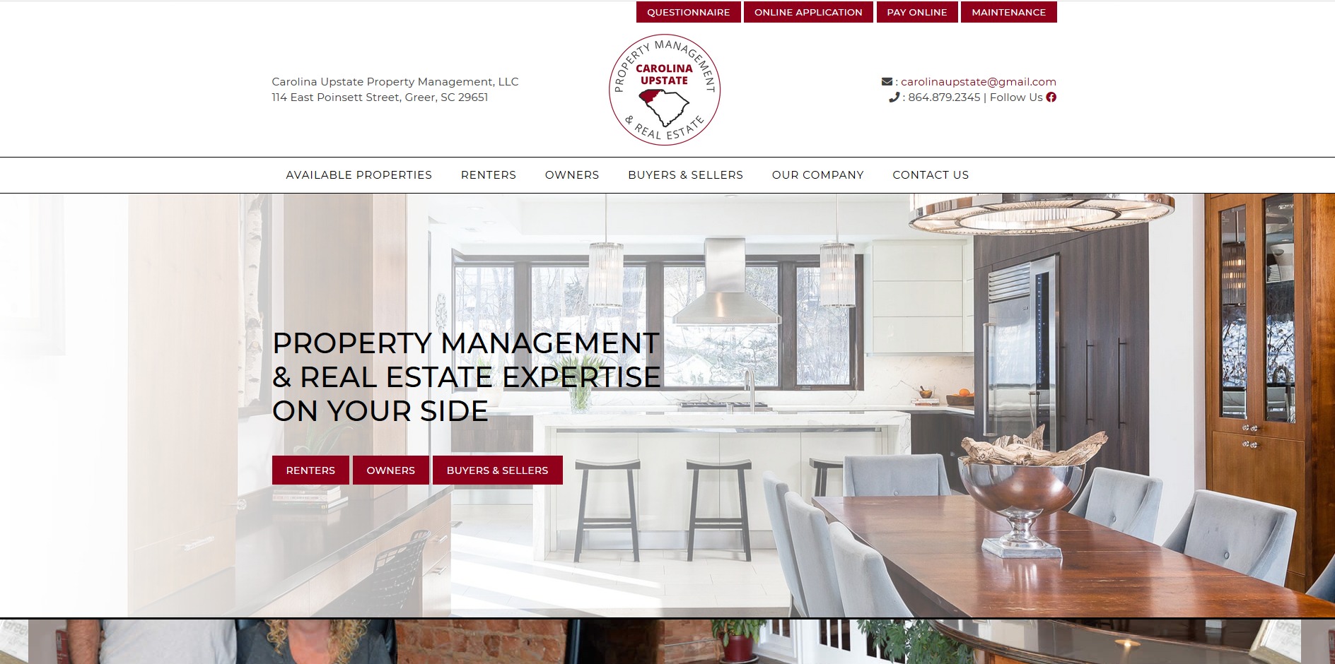 Carolina Upstate Property Management