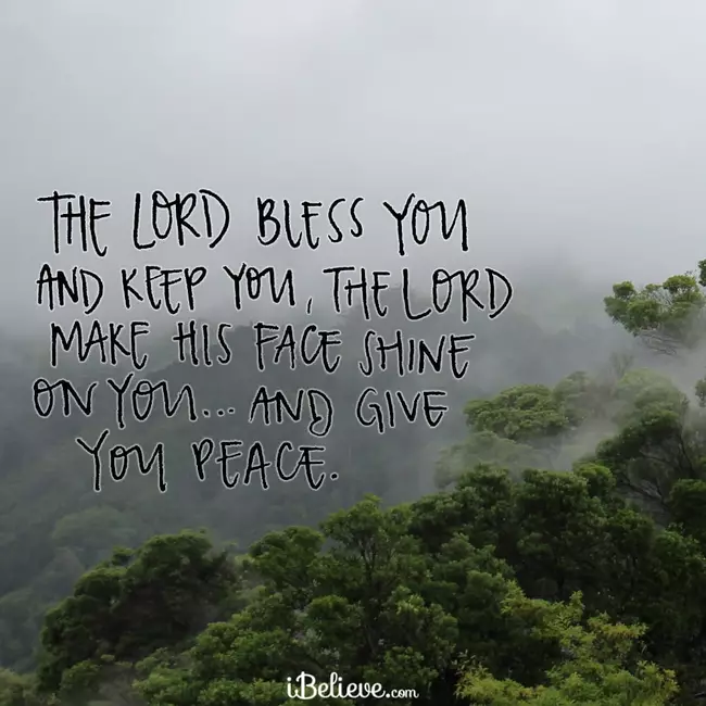 The Lord make His face shine on you and be gracious to you.
