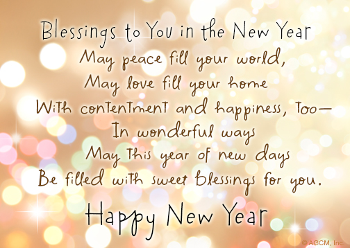 Blessings in the New Year