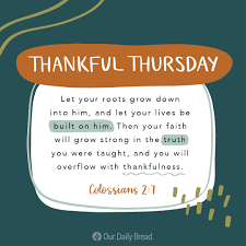 A Thankful Thursday