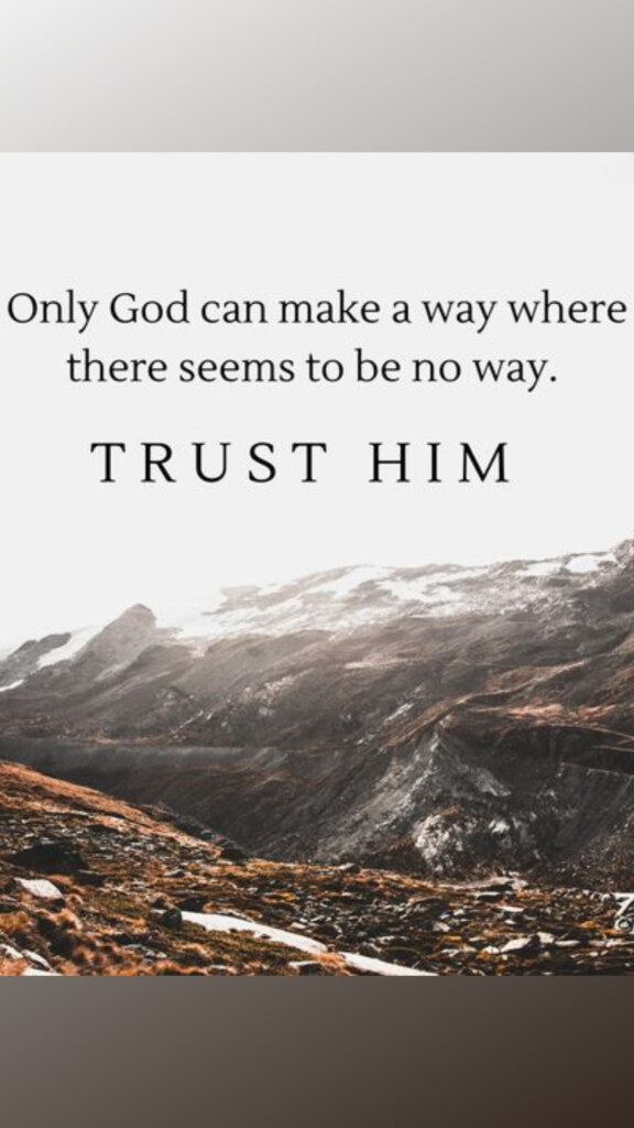 Trust Him